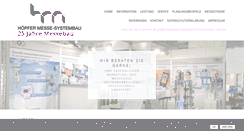 Desktop Screenshot of hoepfer-messebau.de